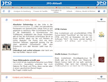 Tablet Screenshot of jpo-aktuell.de